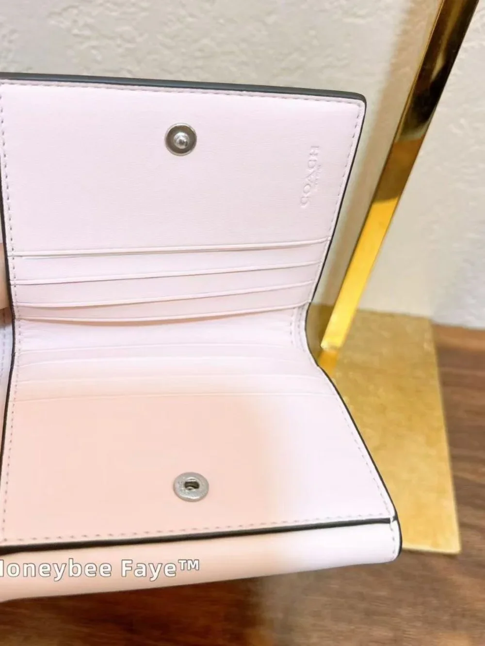 NWT Coach Eliza Small Wallet CT985 SV/Blush